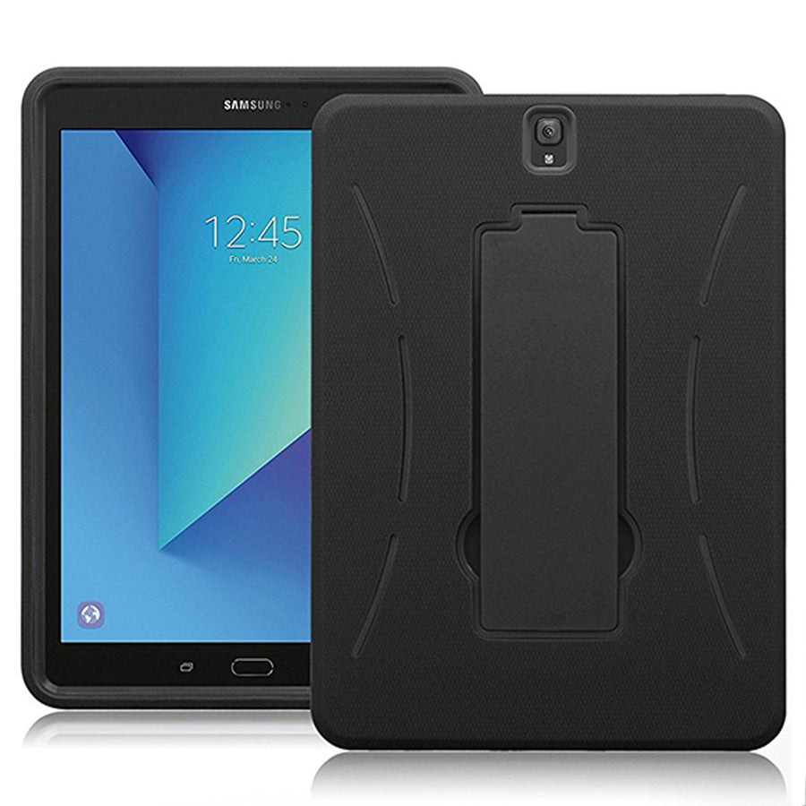 Samsung Galaxy Tab S3 9.7 / T820 / T825 Hybrid Silicone Case Cover Stand Image 1