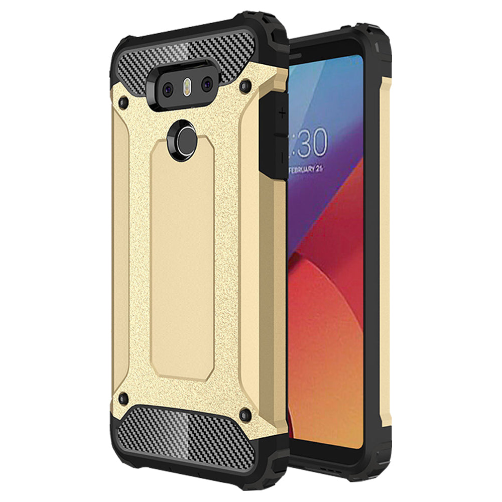 LG G6 Armor Hybrid Dual Layer Shockproof Touch Case Cover Image 1