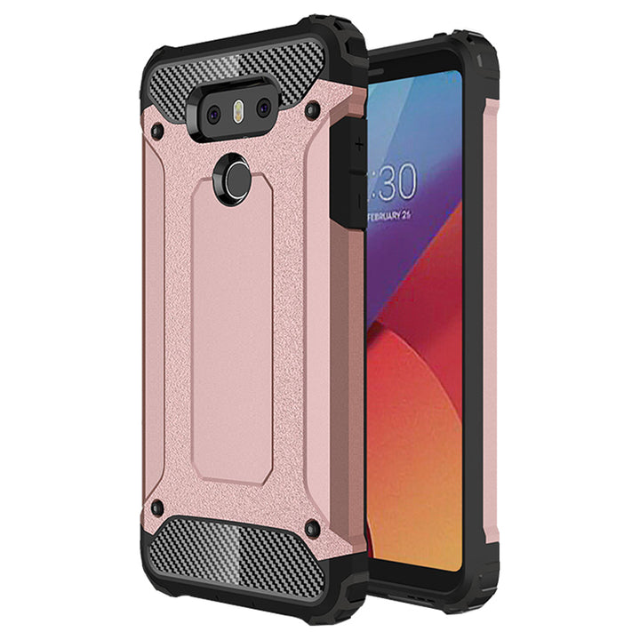 LG G6 Armor Hybrid Dual Layer Shockproof Touch Case Cover Image 3