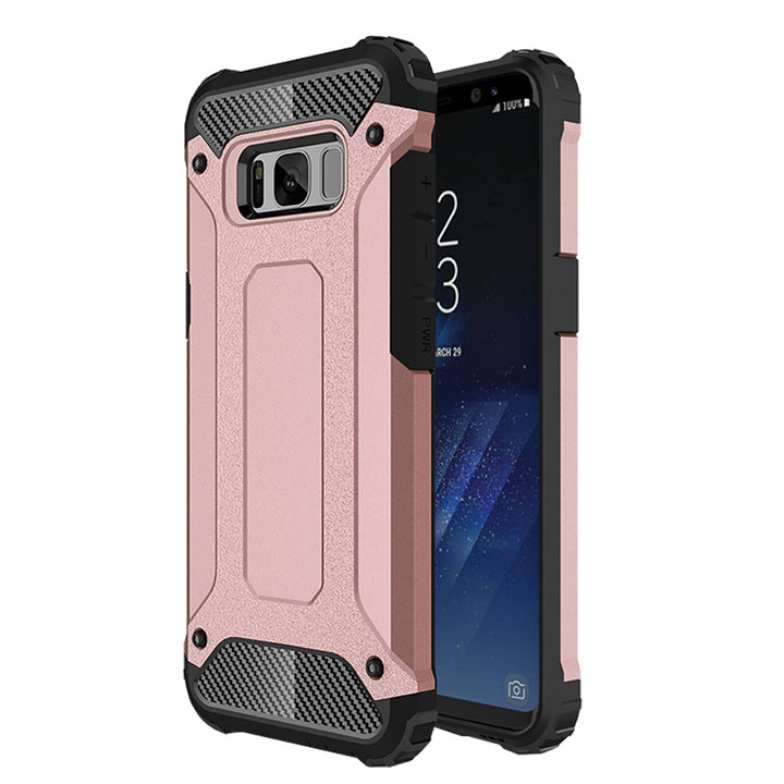 Samsung Galaxy S8 Armor Hybrid Dual Layer Shockproof Touch Case Cover Image 3