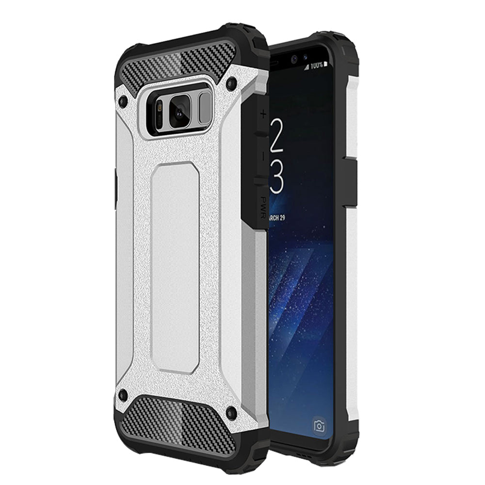 Samsung Galaxy S8 Armor Hybrid Dual Layer Shockproof Touch Case Cover Image 4