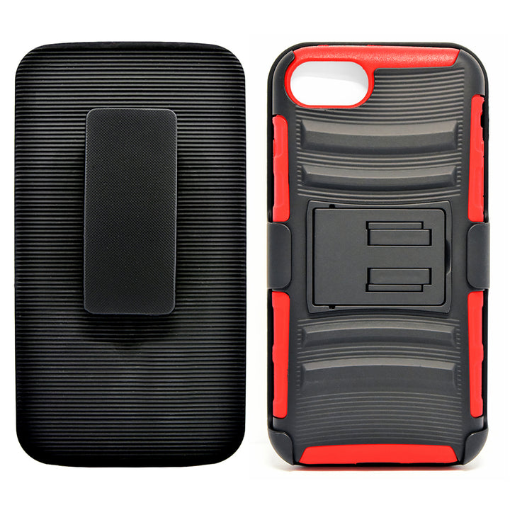 IPhone 7 Plus / IPhone 8 Plus Armor Belt Clip Holster Case Cover Image 3