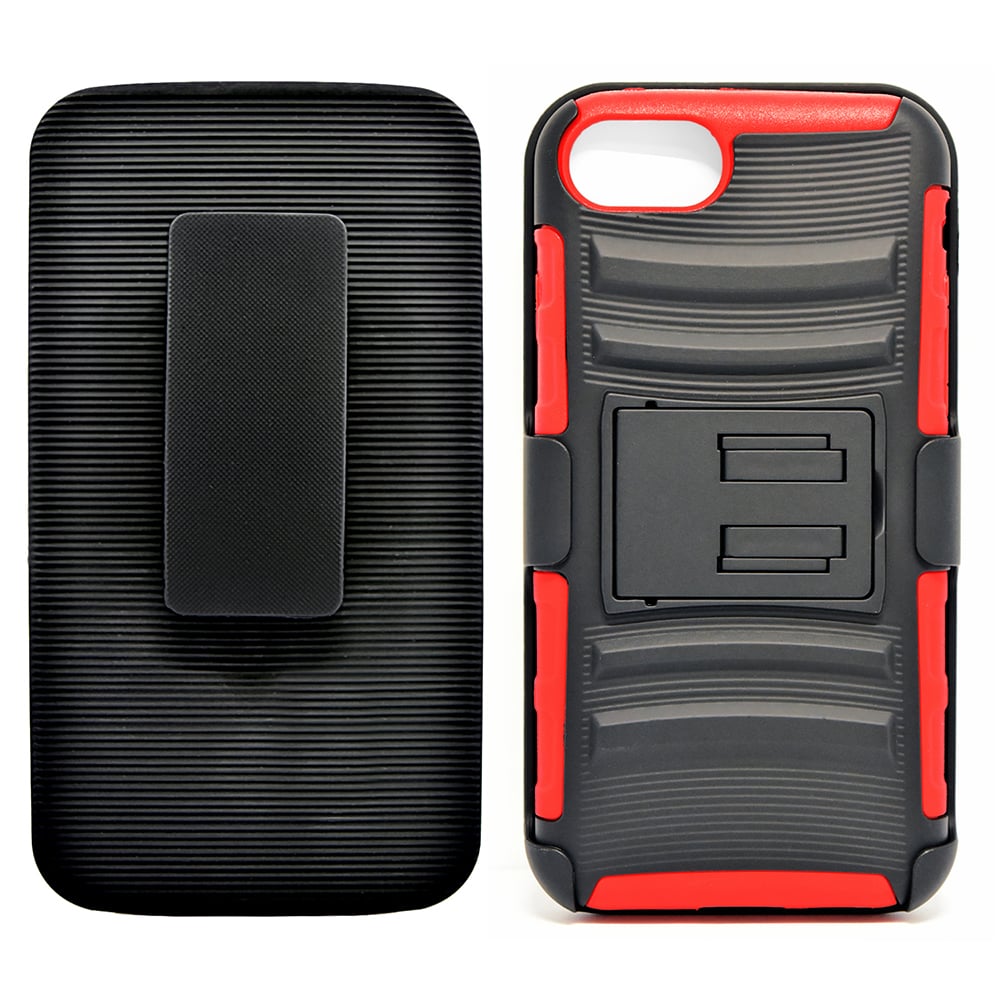 IPhone 7 Plus / IPhone 8 Plus Armor Belt Clip Holster Case Cover Image 1