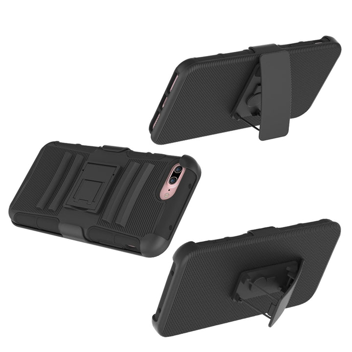 IPhone 7 Plus / IPhone 8 Plus Armor Belt Clip Holster Case Cover Image 4