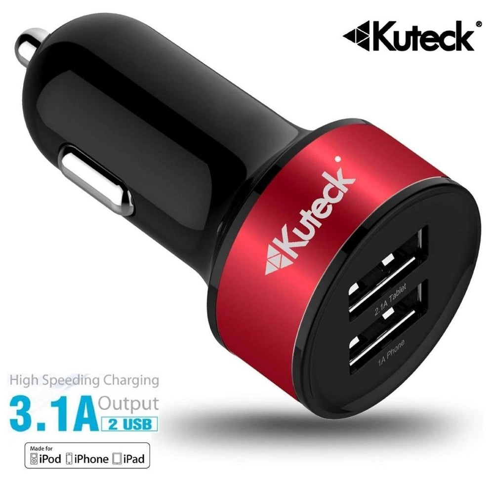 Mini Dual USB Car Charger Adapter Image 2