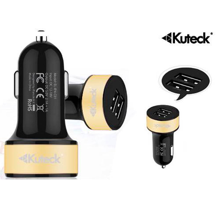 Mini Dual USB Car Charger Adapter Image 4