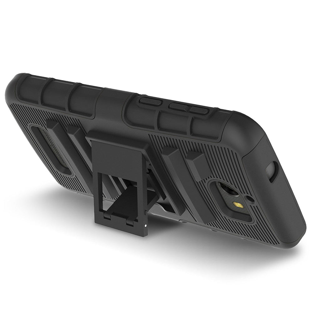 CoolPad Defiant / 3632 Armor Belt Clip Holster Case - Black Image 2