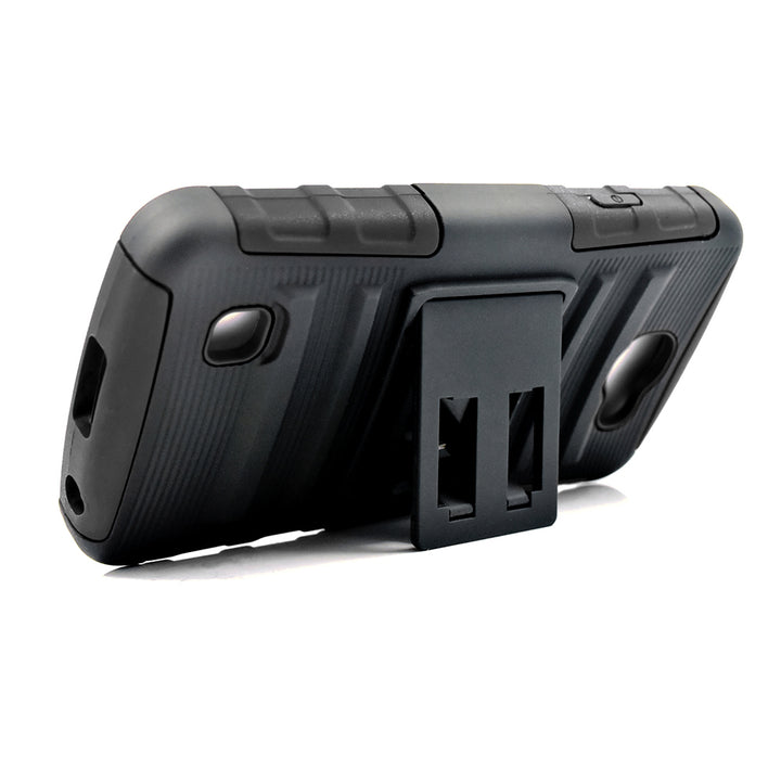 LG K3 / LS450 Armor Belt Clip Holster Case Cover Image 4