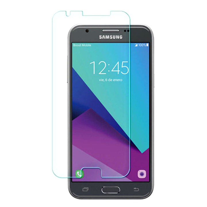 Samsung Galaxy J3 Emerge 2017 Tempered Glass Screen Protector J327P Clear Image 1