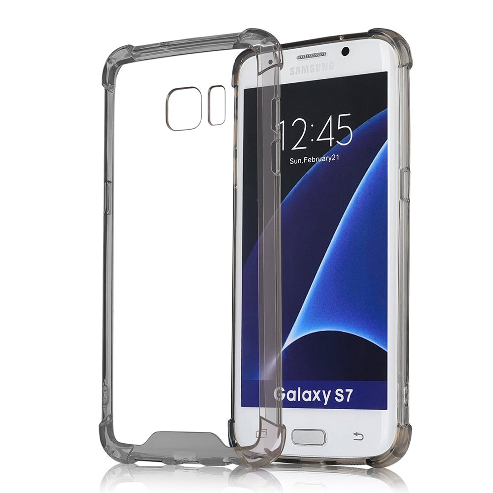 Samsung Galaxy S7 Edge Clear TPU Hybrid Case Full Body Drop Protection Cover Image 4