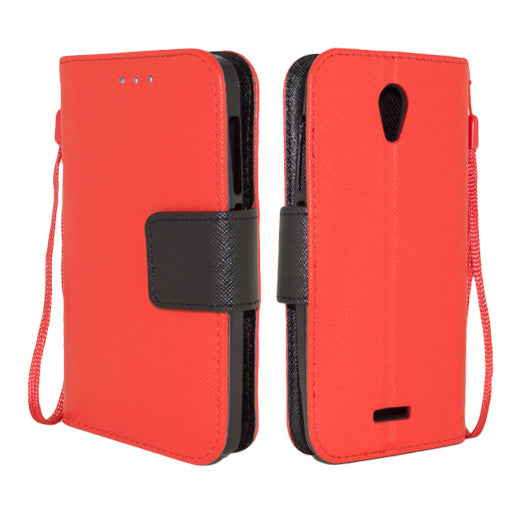 Alcatel One Touch POP Astro / 5042 Leather Wallet Pouch Case Cover Image 4