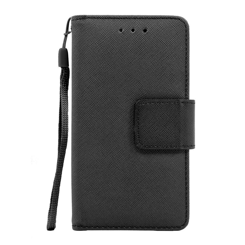 Alcatel Tru / Stellar / 5060 / POP 3 Leather Wallet Pouch Case Cover Image 8