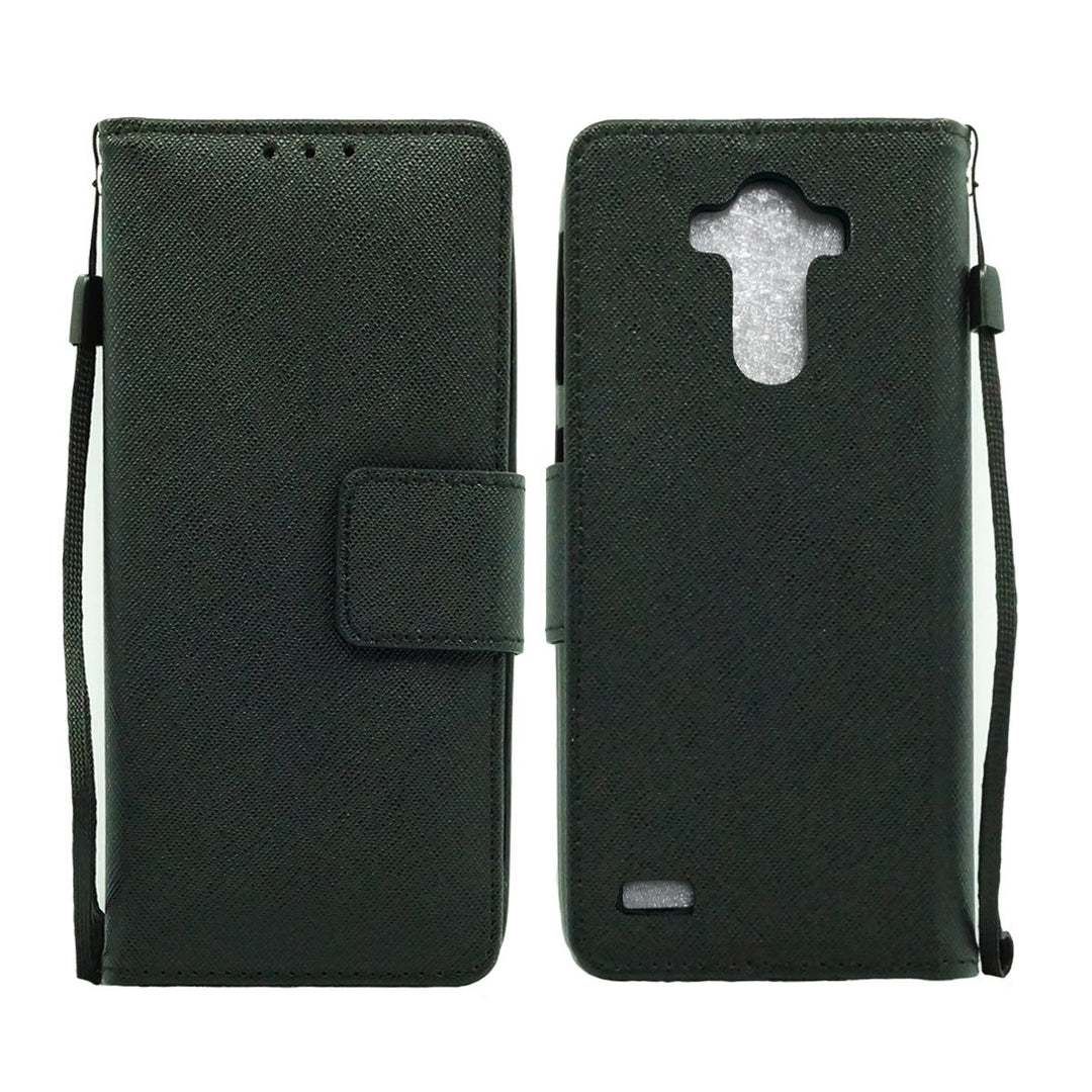 LG G4 Leather Wallet Pouch Case Cover Image 1