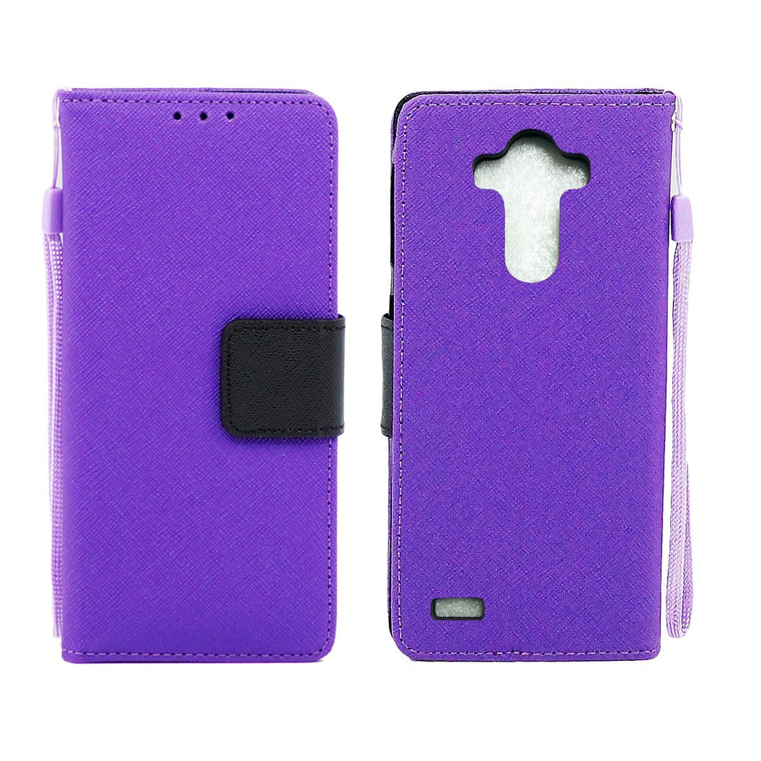 LG G4 Leather Wallet Pouch Case Cover Image 3