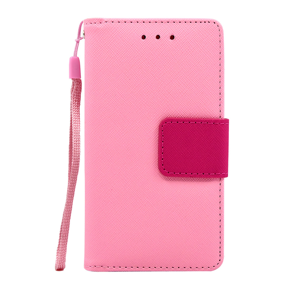 LG K3 / LG LS450 Leather Wallet Pouch Case Cover Image 3