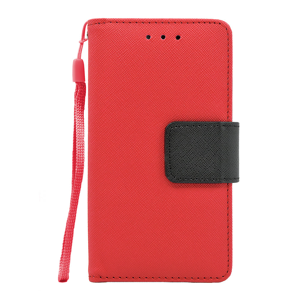 LG K3 / LG LS450 Leather Wallet Pouch Case Cover Image 4