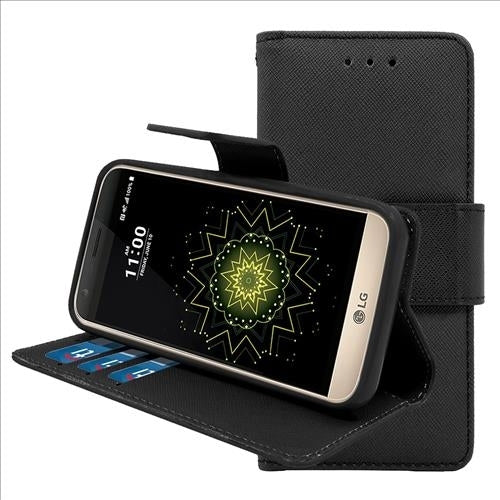 LG G5 Leather Wallet Pouch Case Cover Image 7