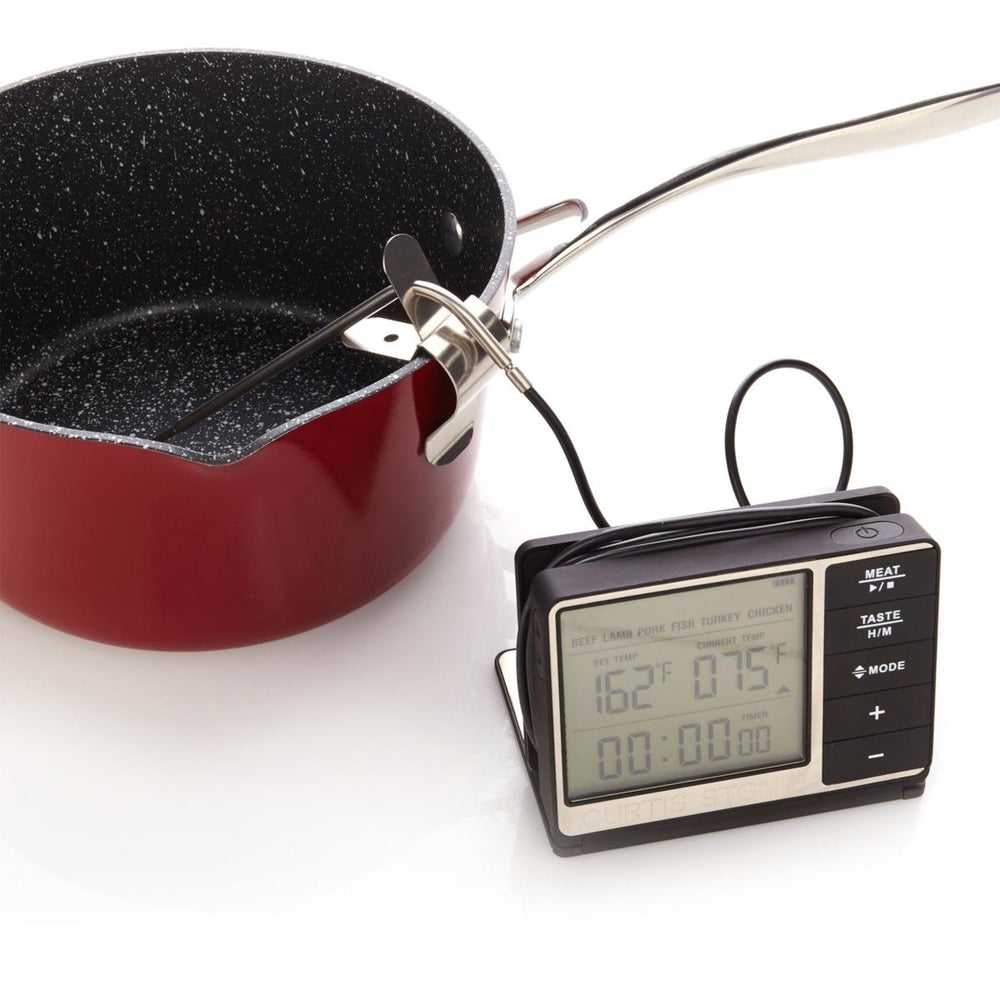 Curtis Stone Digital Read Thermometer with Pot Clip (Refurbished) Image 2