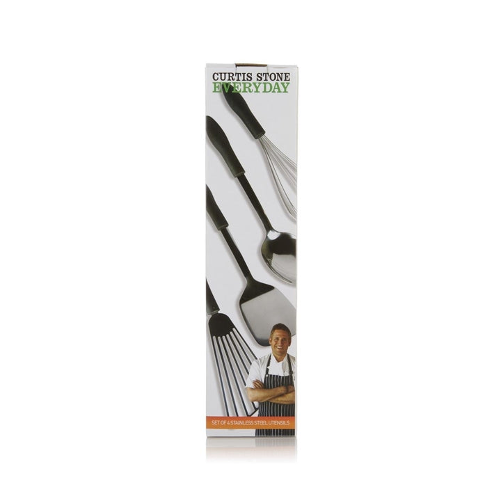 Curtis Stone Stainless Steel 4-piece Utensil Set Image 3