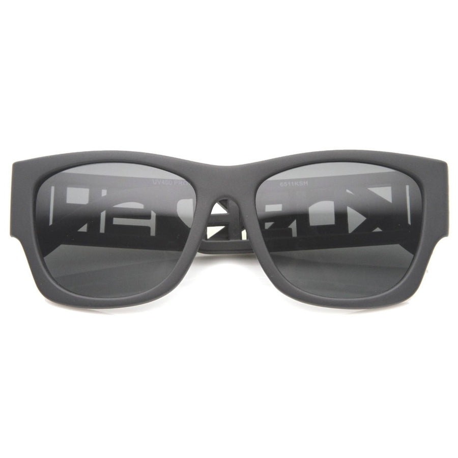 Casual Sport Kush Wide Temple Cutout Square Lens Rectangle Sunglasses 55mm Image 1