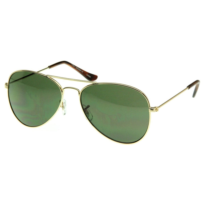 Original Classic Metal Standard Aviator Sunglasses - Nickel Plated Frame Image 2