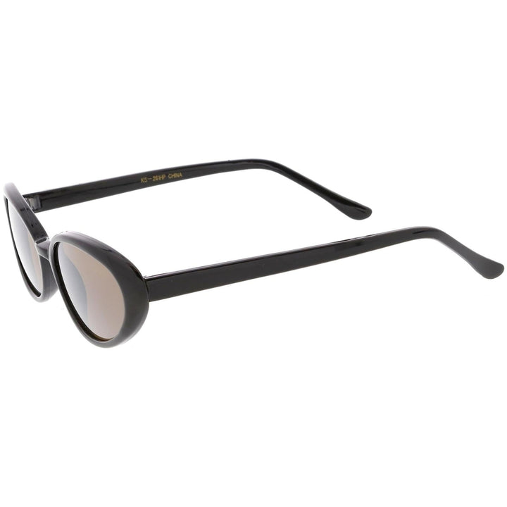 True Vintage Oval Sunglasses Colored Mirror Lens 51mm Image 3