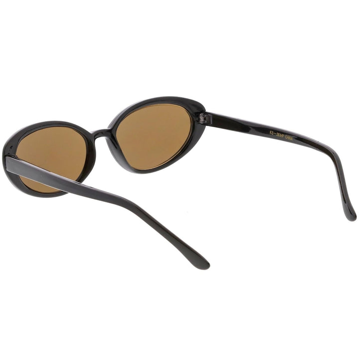 True Vintage Oval Sunglasses Colored Mirror Lens 51mm Image 4