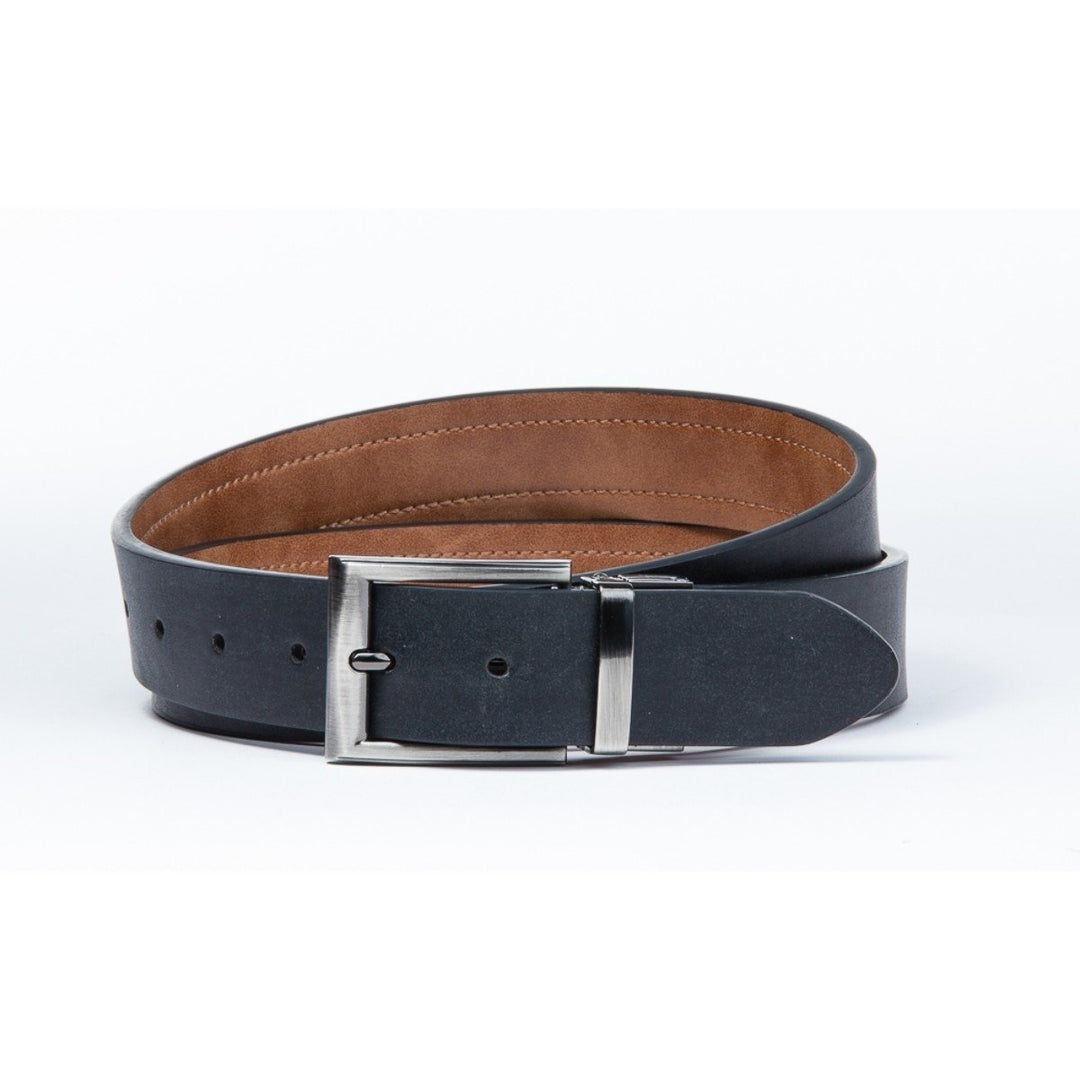 Omar Genuine Leather Reversible Belt by Mia k. Image 1