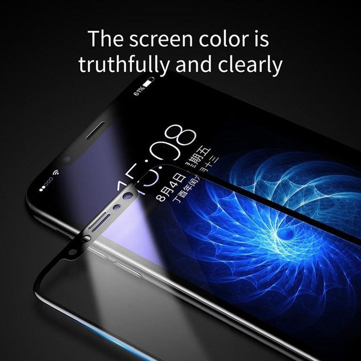 Apple IPHONE X 5D Curved 9H High Definition Anti-Fingerprint Bubble Free Scratch Resistant Tempered Glass Screen Image 4