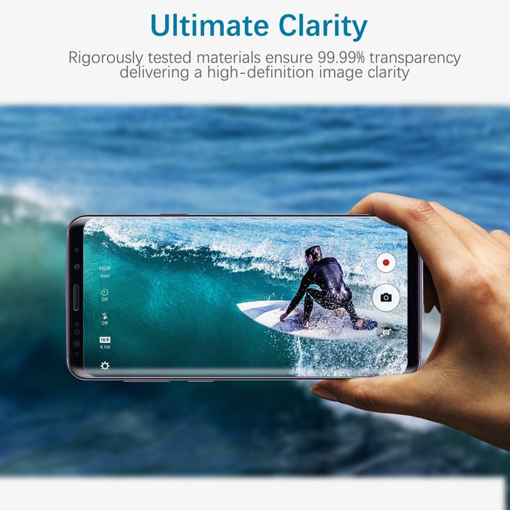 Samsung Galaxy S9 Full Coverage [Anti-Bubble] [TPU Not Glass] [Case Friendly] Screen Protector Image 3