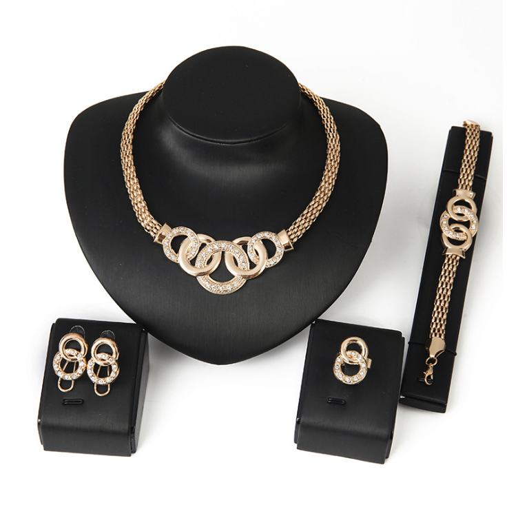 Multi-Loop 4-Piece Jewelry Set Image 1