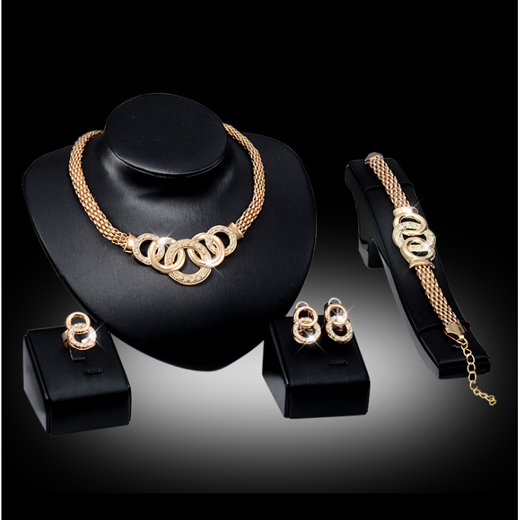 Multi-Loop 4-Piece Jewelry Set Image 2