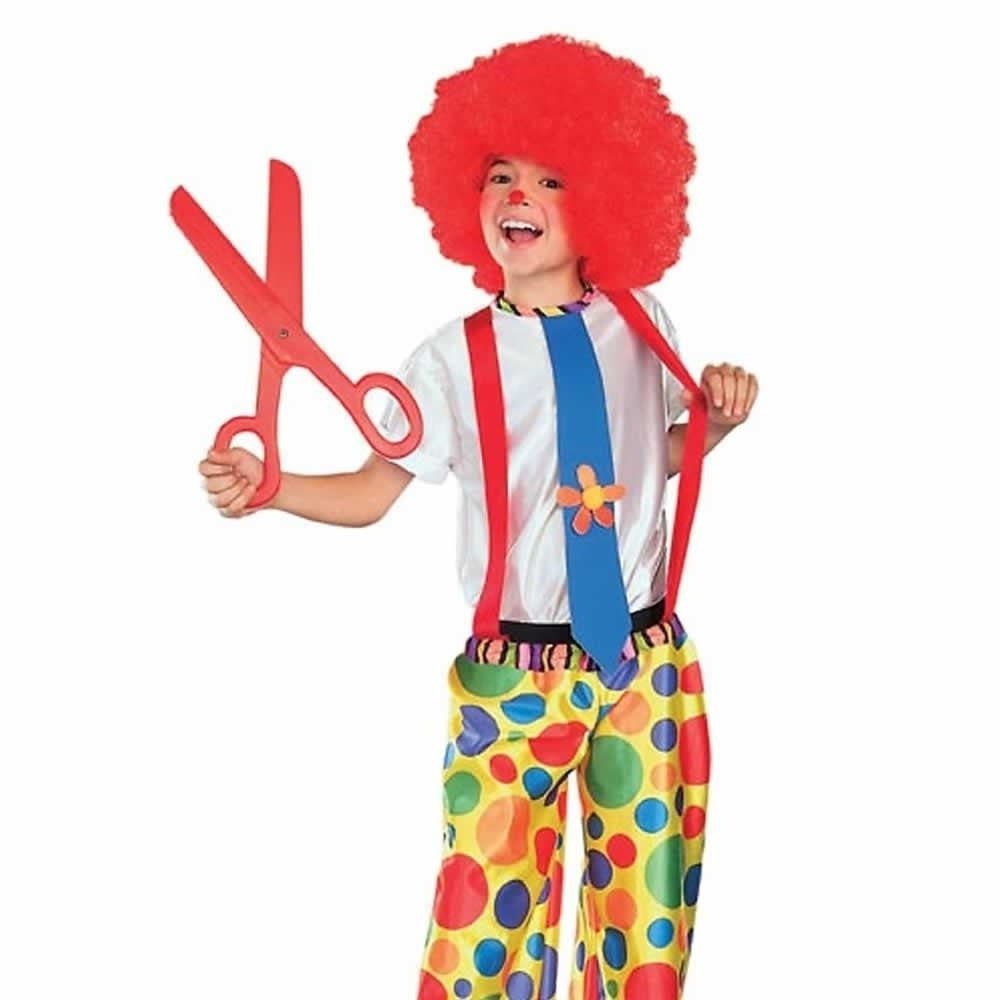 Chuckle King Clown Childs Size S 4/6 Costume Polka Dot Jumpsuit Rubies Image 2