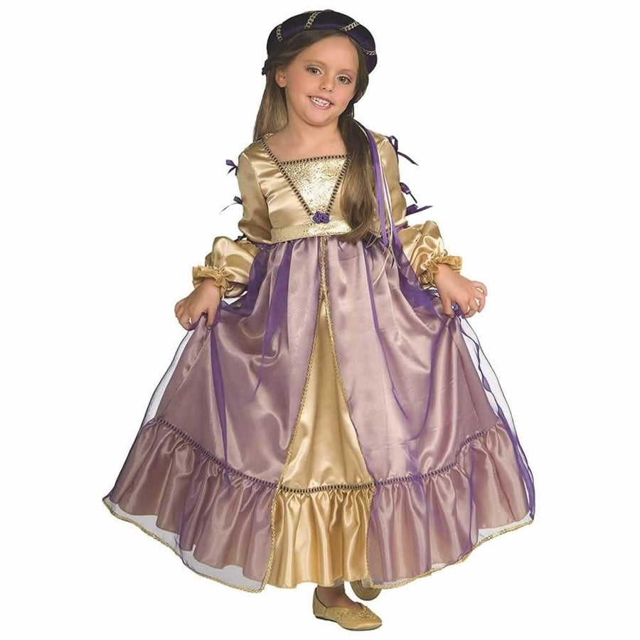 Little Princess Juliet Girls size S 4/6 Costume Renaissance Themed Rubie's Image 1