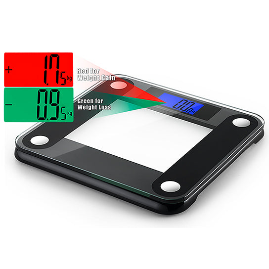 Ozeri Precision II 440 lbs Body Weight Scale (0.1 lbs / 0.05 kg Bath Scale Sensors) with Weight Change Detection Image 2