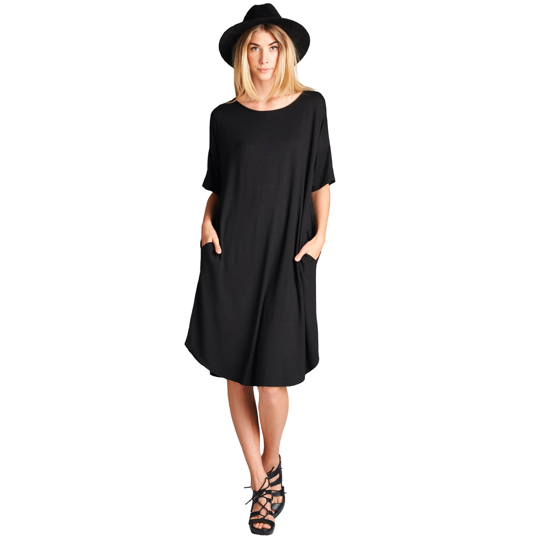 Relaxed Fit Pocket Dress Image 1