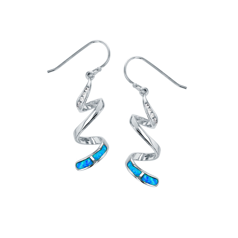 Sterling Silver Blue  Earring Image 1