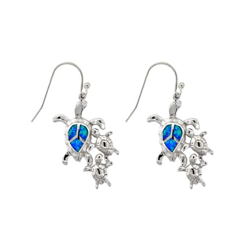 Sterling Silver Turtle Earring Image 1