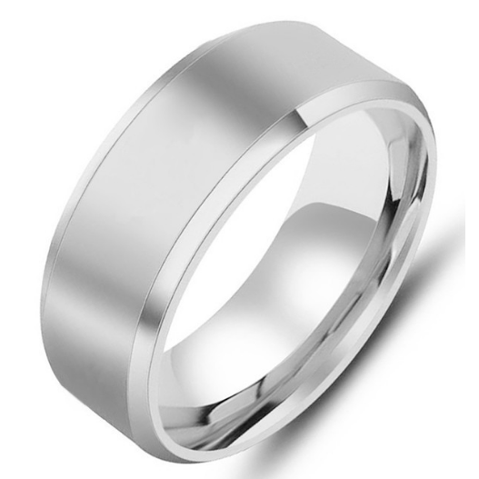 3Pcs 8MM Comfort Fit Stainless Steel Wedding Band Satin Finished Classic Flat Ring (Size 8 to 14)Random Color Image 7