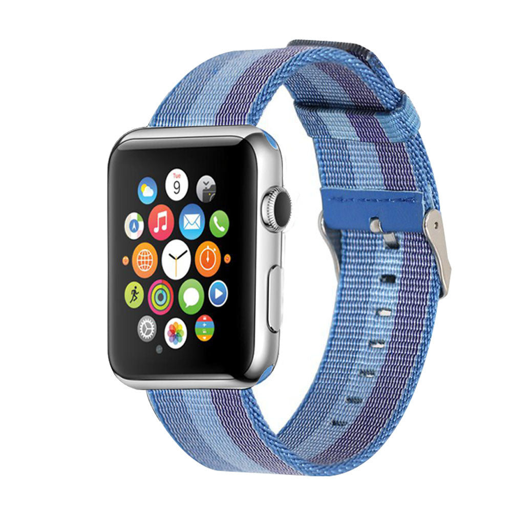 Navor Soft Breathable Woven Nylon Replacement Sport Loop Band for Apple Watch Series 3,2,1 - 42MM Image 1