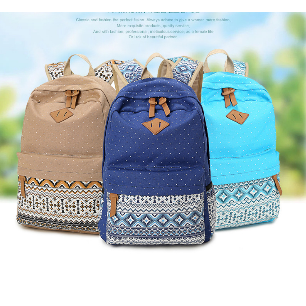 Students Bag Ladies Leisure Backpack Fashion Image 1