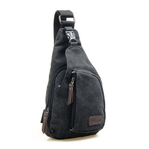 Man Messenger Bag Casual Chest Bag Small Crossbody Back Pack Shoulder Bag Image 3