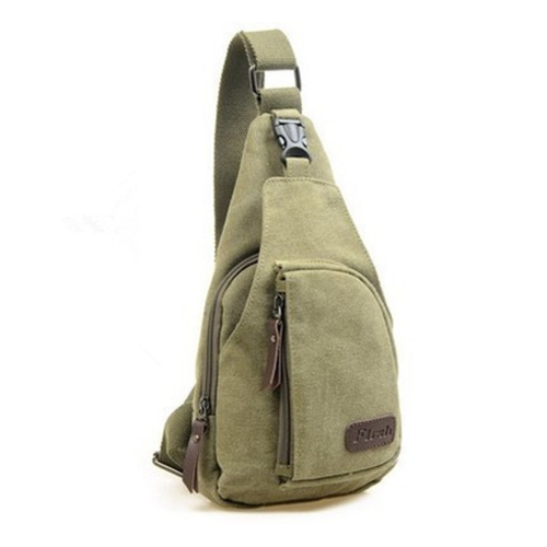 Man Messenger Bag Casual Chest Bag Small Crossbody Back Pack Shoulder Bag Image 6