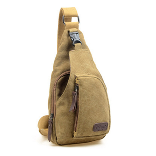 Man Messenger Bag Casual Chest Bag Small Crossbody Back Pack Shoulder Bag Image 2