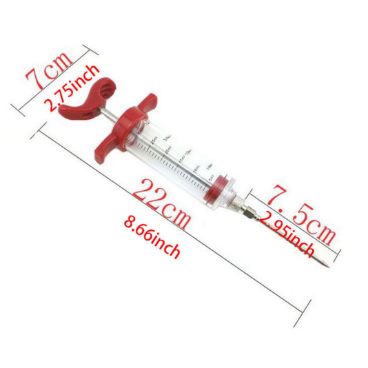 Meat Marinade Flavor Injector Syringe Seasoning Sauce Cooking Meat Poultry Chicken BBQ Tools Image 4