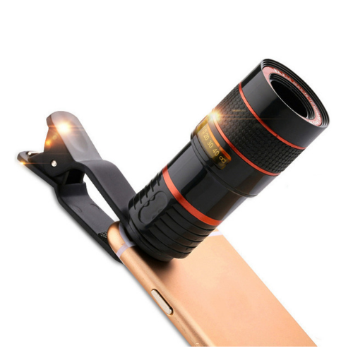 Black 8X Optical Zoom Telescope Camera Lens For Mobile Phone Image 1