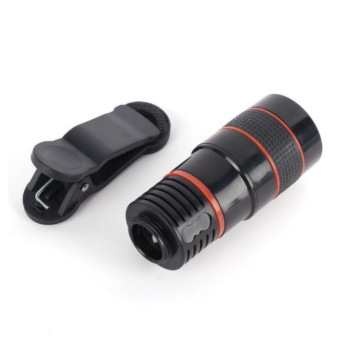 Black 8X Optical Zoom Telescope Camera Lens For Mobile Phone Image 2