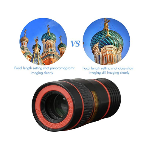 Black 8X Optical Zoom Telescope Camera Lens For Mobile Phone Image 6