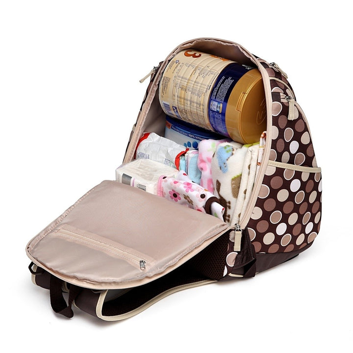 MKF Collection by Mia K. Amazing Mom Colorland Leslie Multi-Pocket Baby Diaper Backpack Image 8