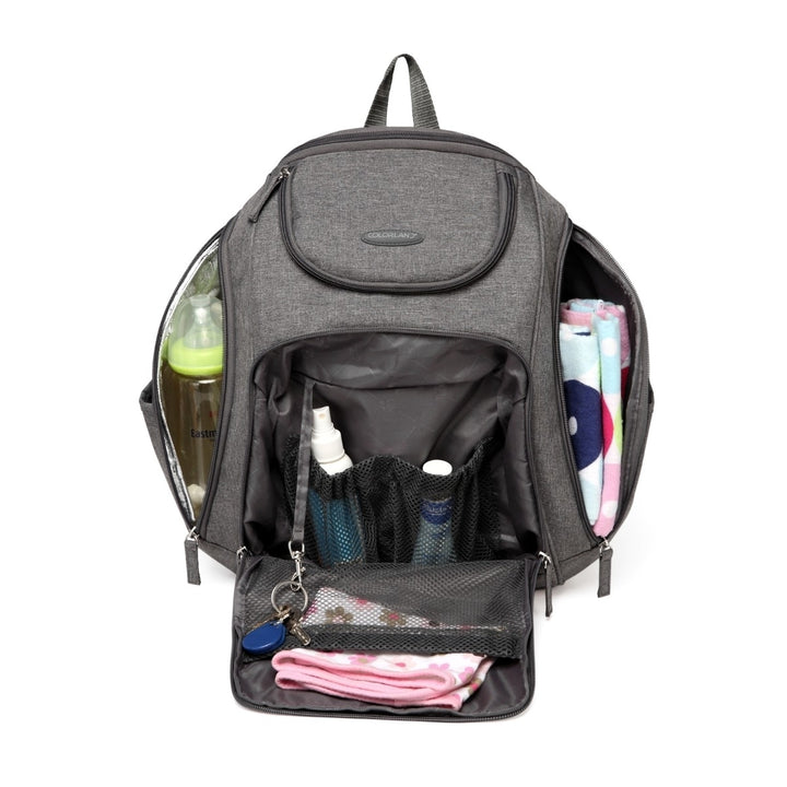 MKF Collection by Mia K. Amazing Mom Colorland Leslie Multi-Pocket Baby Diaper Backpack Image 11